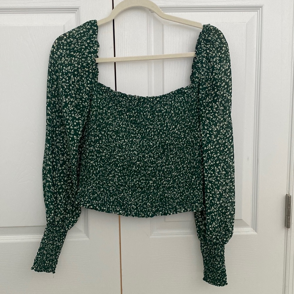 Reformation Pinto Top Parsley